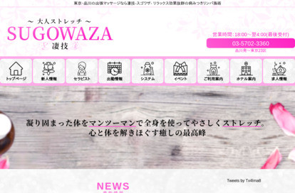SUGOWAZA 凄技 オフィシャルサイト