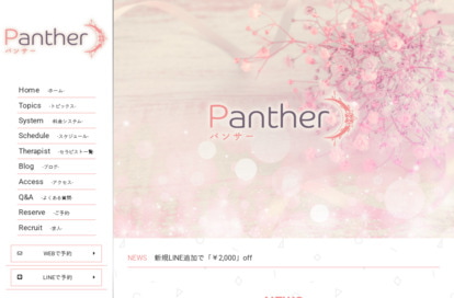 Panther（パンサー） オフィシャルサイト