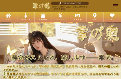 掌の奥 オフィシャルサイト