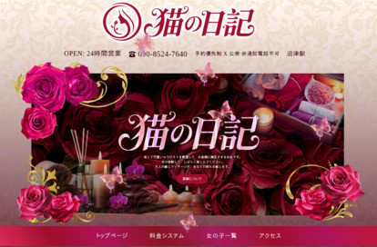 猫の日記 オフィシャルサイト
