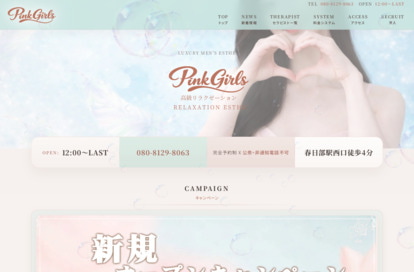 Pink Girls オフィシャルサイト