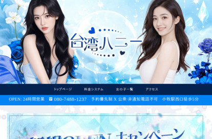 台湾ハニー オフィシャルサイト
