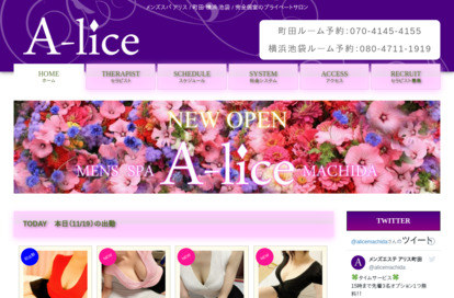 アリス横浜 オフィシャルサイト