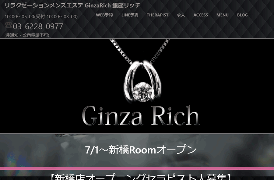 Ginza Rich 新橋Room オフィシャルサイト